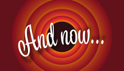 Naklejka premium And now...