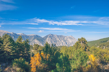 Fototapeta premium Piękno, krajobraz w górach w Turcji