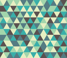Fototapeta na wymiar Abstract triangle seamless pattern, soft color. Vector illustration.