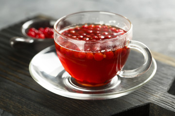 Hot cranberry drink