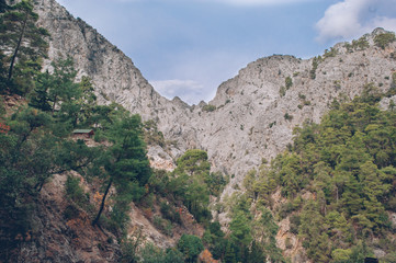 Fototapeta na wymiar Beauty, landscape in the mountains in Turkey