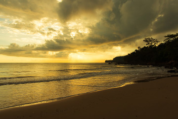 Fototapeta premium beauty sunrise on beach