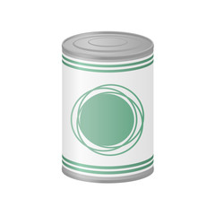 metal can of preserved food