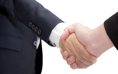 Handshake of two business women 1