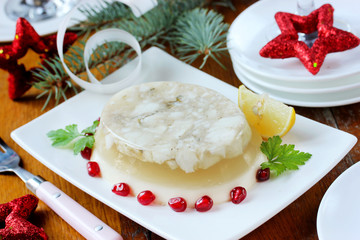 Galantine aspic for Christmas
