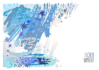 Winter holiday background