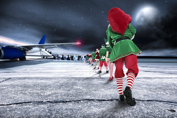 elf and plane 