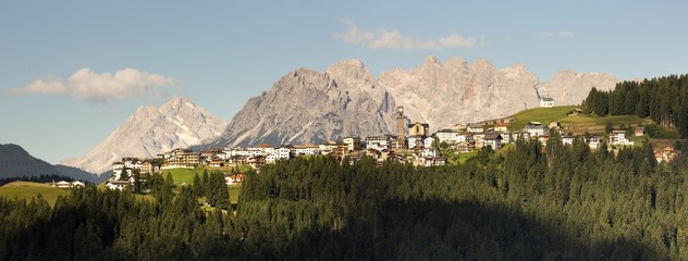 Danta village and dolomites, Comelico Superiore, Italy