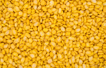 peeled split mung bean background