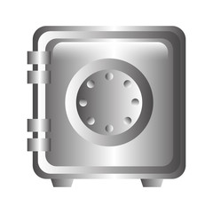 box heavy safe isolated icon vector illustration design