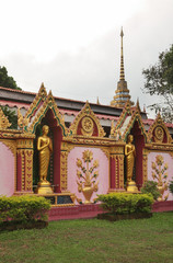 Fototapeta premium Wat Mongkol Wararam temple in Phuket Province. Thailand