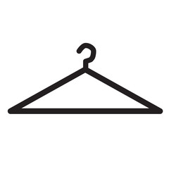 hanger icon flat design style. hanger sign.