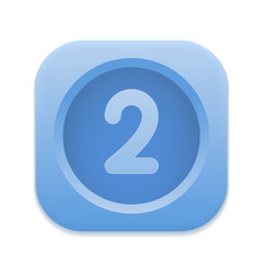 App Button - Round Square
