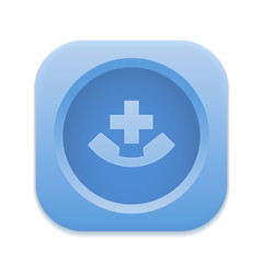 Obraz premium App Button - Round Square 