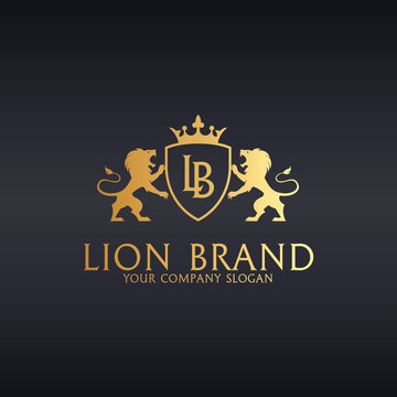 Lion brand. Lion logo
