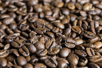 Coffee beans background