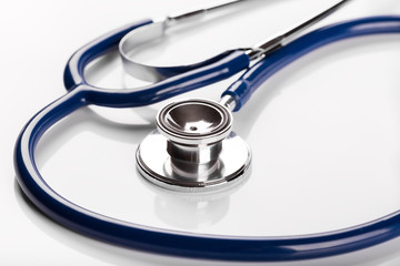 Stethoscope on white background