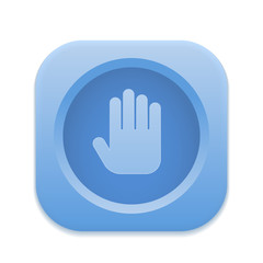 Obraz premium App Button - Round Square 