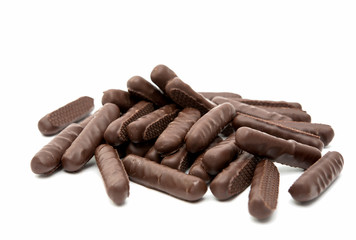 chocolate sticks with a stuffing