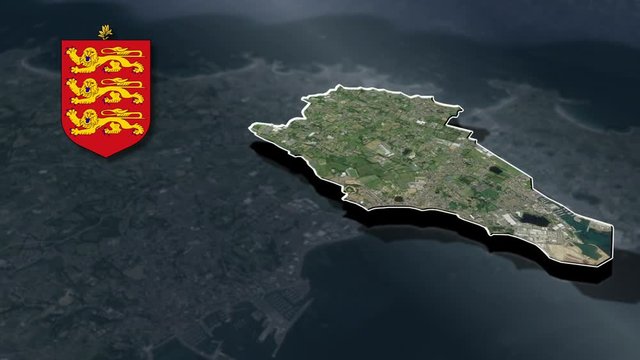 St Sampson with Coat Of Arms Animation Map
Parishes of Guernsey