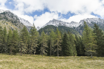 Göriachtal im Lungau mit Blick auf die Berge