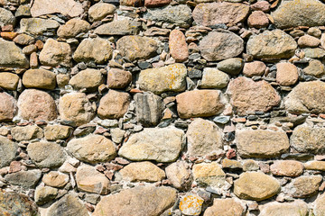 ancient stone brick wall