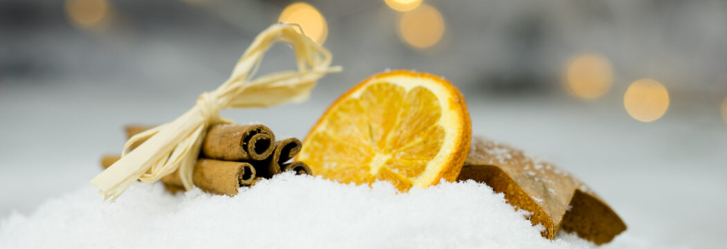 Weihnachten - Zimt, Orange, Stern - quer