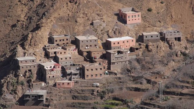 Imlil village on the Atlas mountains - Morocco