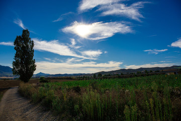 Picturesque landscape of Spain