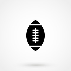 Rugby ball icon
