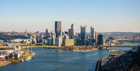 Fototapeta na wymiar Pittsburgh City View