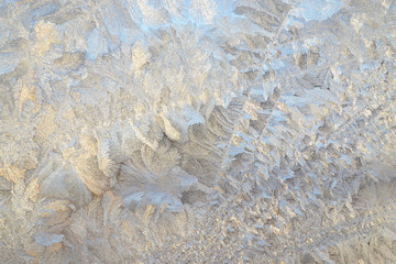 Frost draws patterns