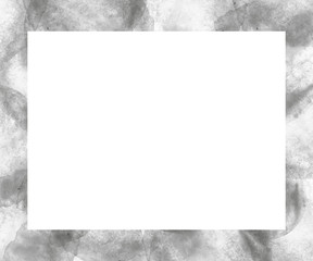 Watercolor Frame. Watercolor frame background, isolated on white.