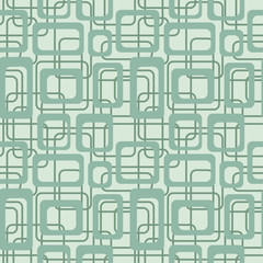 Seamless geometric pattern in retro style