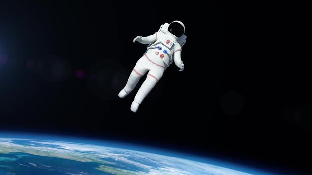 Astronaut On Spacewalk
