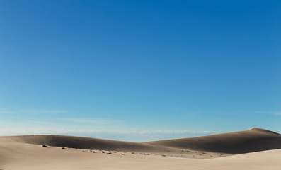 White sand dunes at Mui Ne village Vietnam