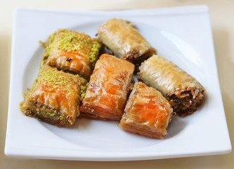 Photos honey baklava