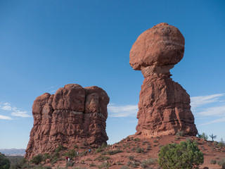 Balanced Rock in Arches National Park Utah