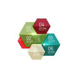 Paper infographic layout design templates