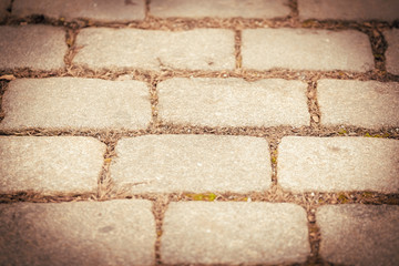 Fototapeta premium Background with the image of a stone pavement