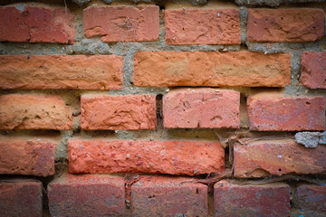 Background with the image of a brick wall