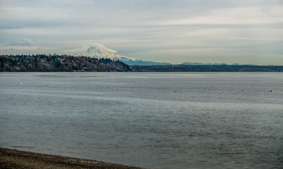 Overcast Mount Rainier 2