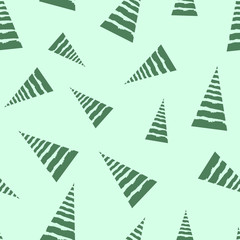 Obraz premium Christmas tree pattern