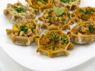 Christmas unleavened dread with filling