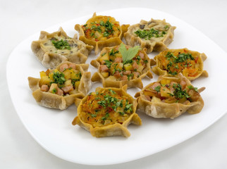 Christmas unleavened dread with filling