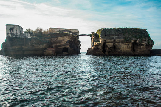 	Gaiola protected area, sea and beach, Posillipo, Naples, Italy

