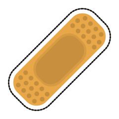 Bandage icon. Medical health care hospital and emergency theme. Isolated design. Vector illustration