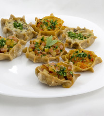 Christmas unleavened dread with filling