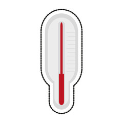 Thermometer icon. Medical health care hospital and emergency theme. Isolated design. Vector illustration