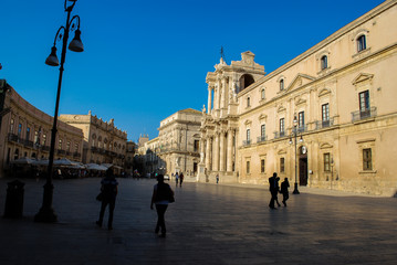 Obraz premium Piazza del Duomo - Siracusa (Sicily)
